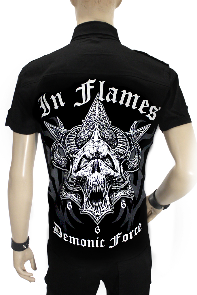 Рубашка с коротким рукавом In Flames Demonic Force - фото 2 - rockbunker.ru