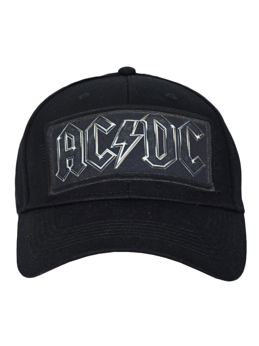 Бейсболка RockMerch с нашивкой AC DC - фото 2 - rockbunker.ru