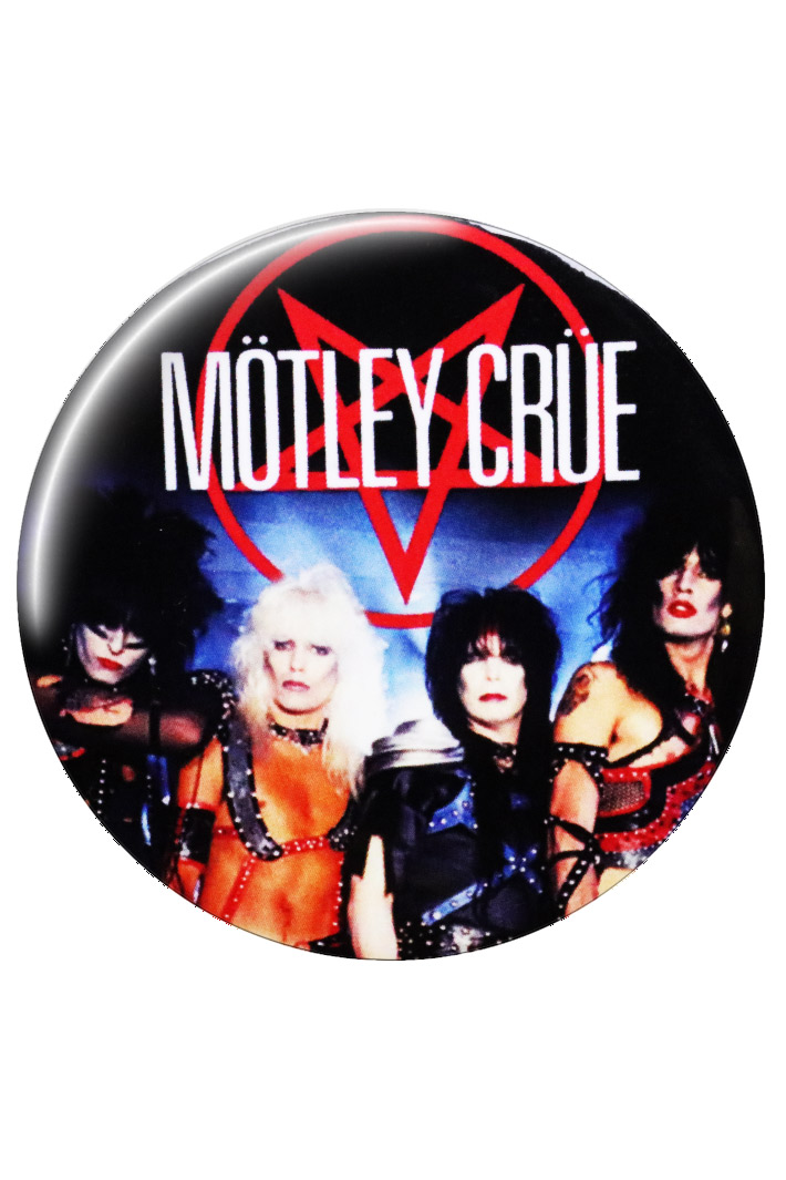 Значок RockMerch Motley Crue - фото 1 - rockbunker.ru