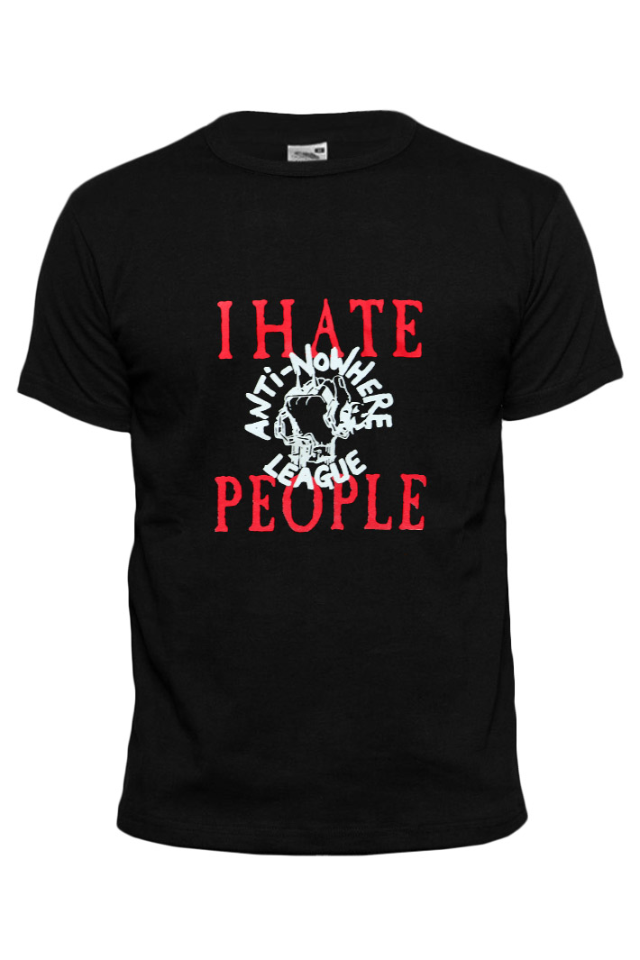 Футболка I hate People - фото 1 - rockbunker.ru