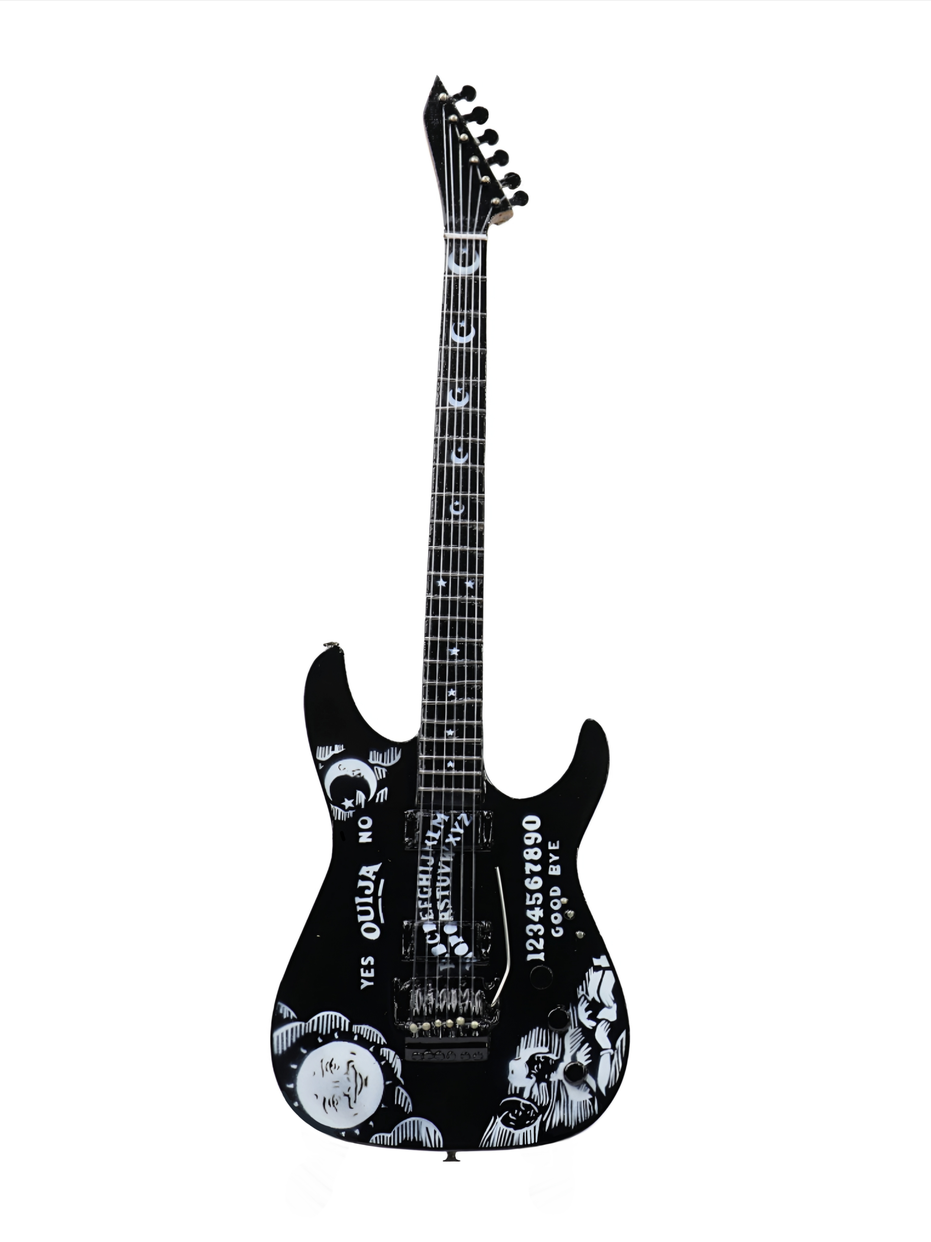 Сувенирная копия гитары в кейсе Metallica - фото 2 - rockbunker.ru