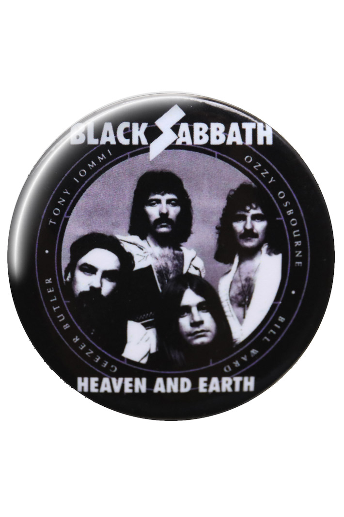 Значок RockMerch Black Sabbath - фото 1 - rockbunker.ru