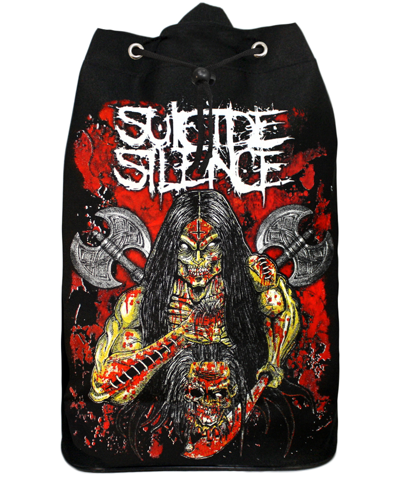 Торба Suicide Silence текстильная - фото 1 - rockbunker.ru