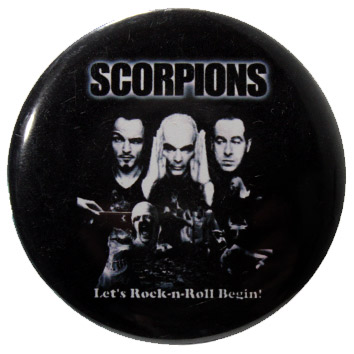 Значок Scorpions - фото 1 - rockbunker.ru
