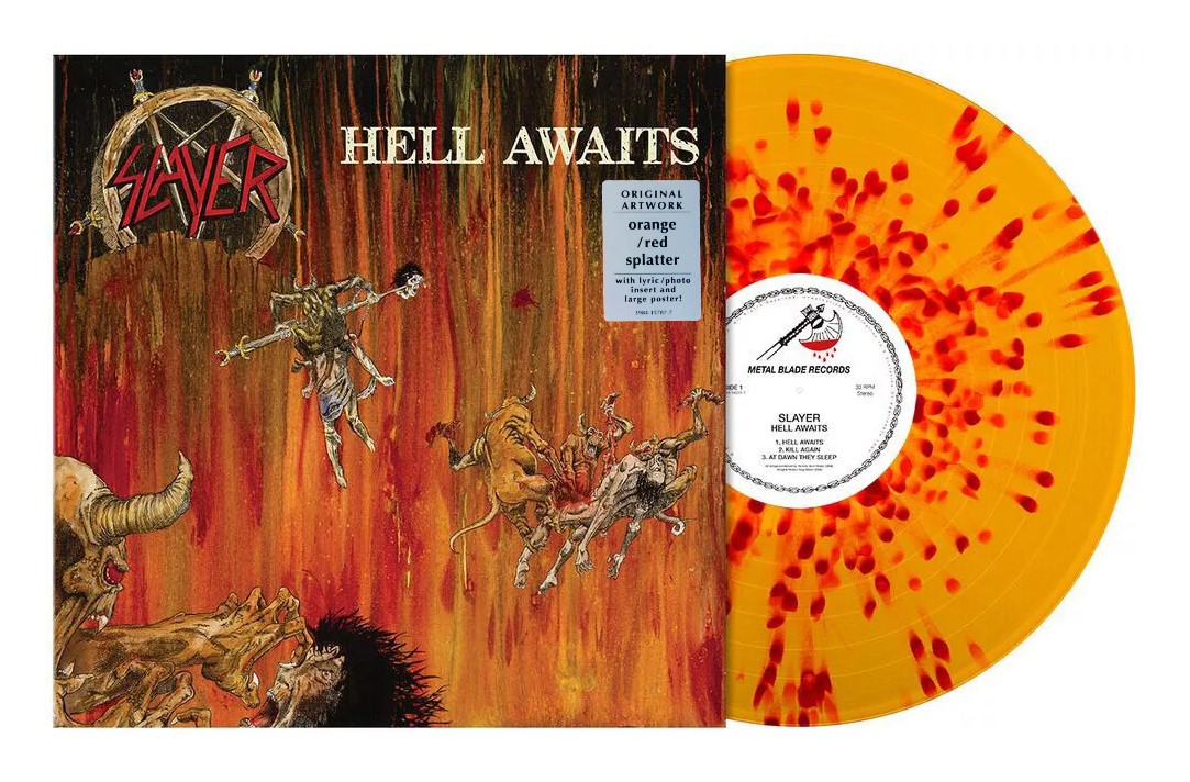 Виниловая пластинка Slayer / Hell Awaits (Orange/Red Splatter Vinyl) (LP) - фото 1 - rockbunker.ru