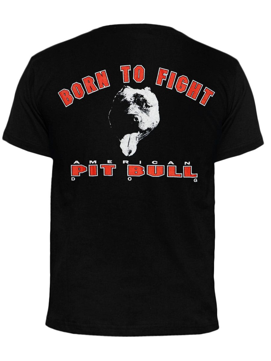 Футболка Born To Fight Pit Bull - фото 2 - rockbunker.ru