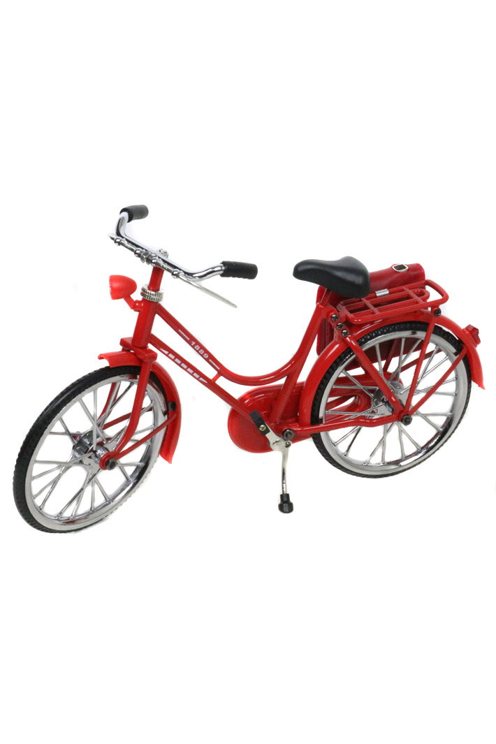 Модель велосипеда красная - фото 2 - rockbunker.ru