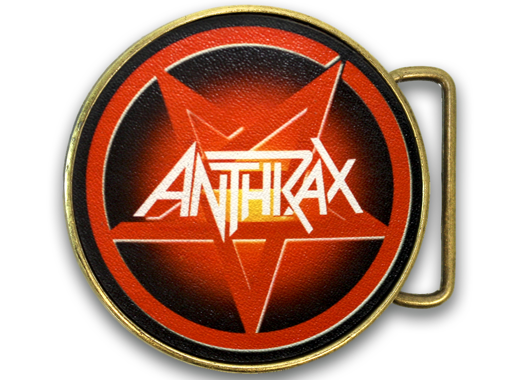 Пряжка RockMerch Anthrax - фото 1 - rockbunker.ru