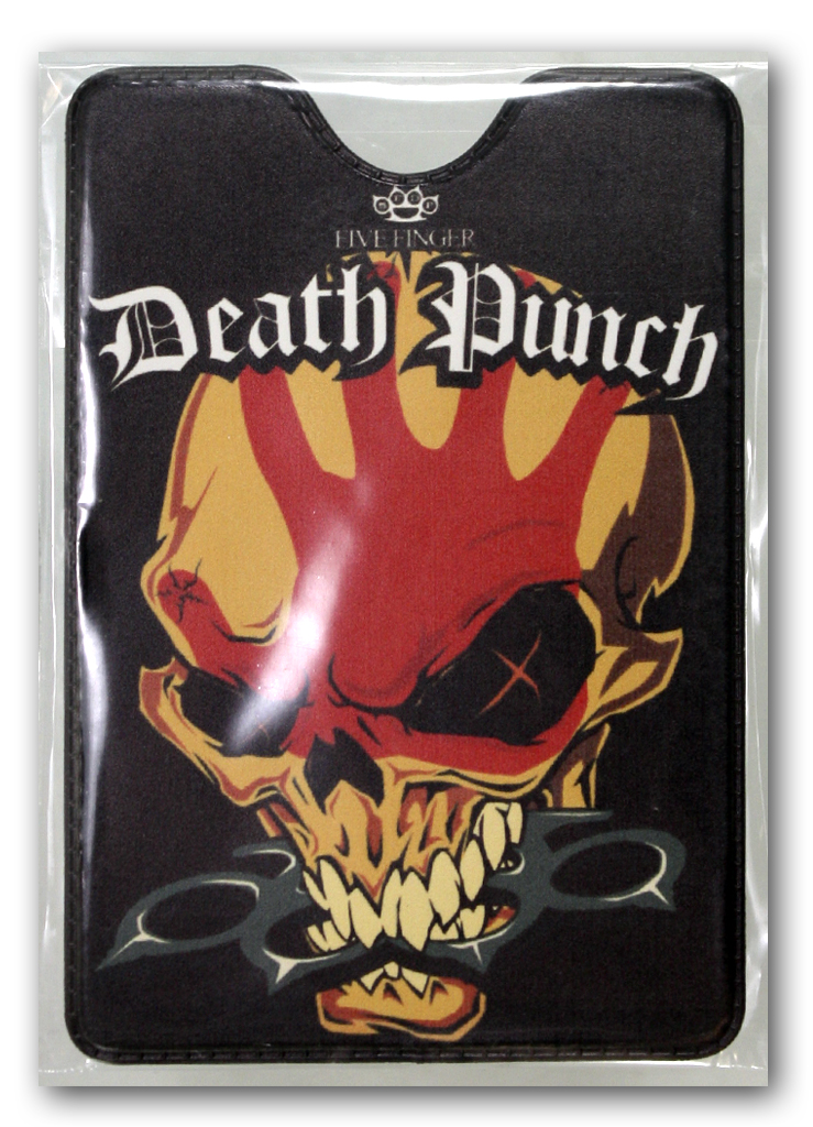 Обложка для проездного RockMerch Five Finger Death Punch - фото 2 - rockbunker.ru