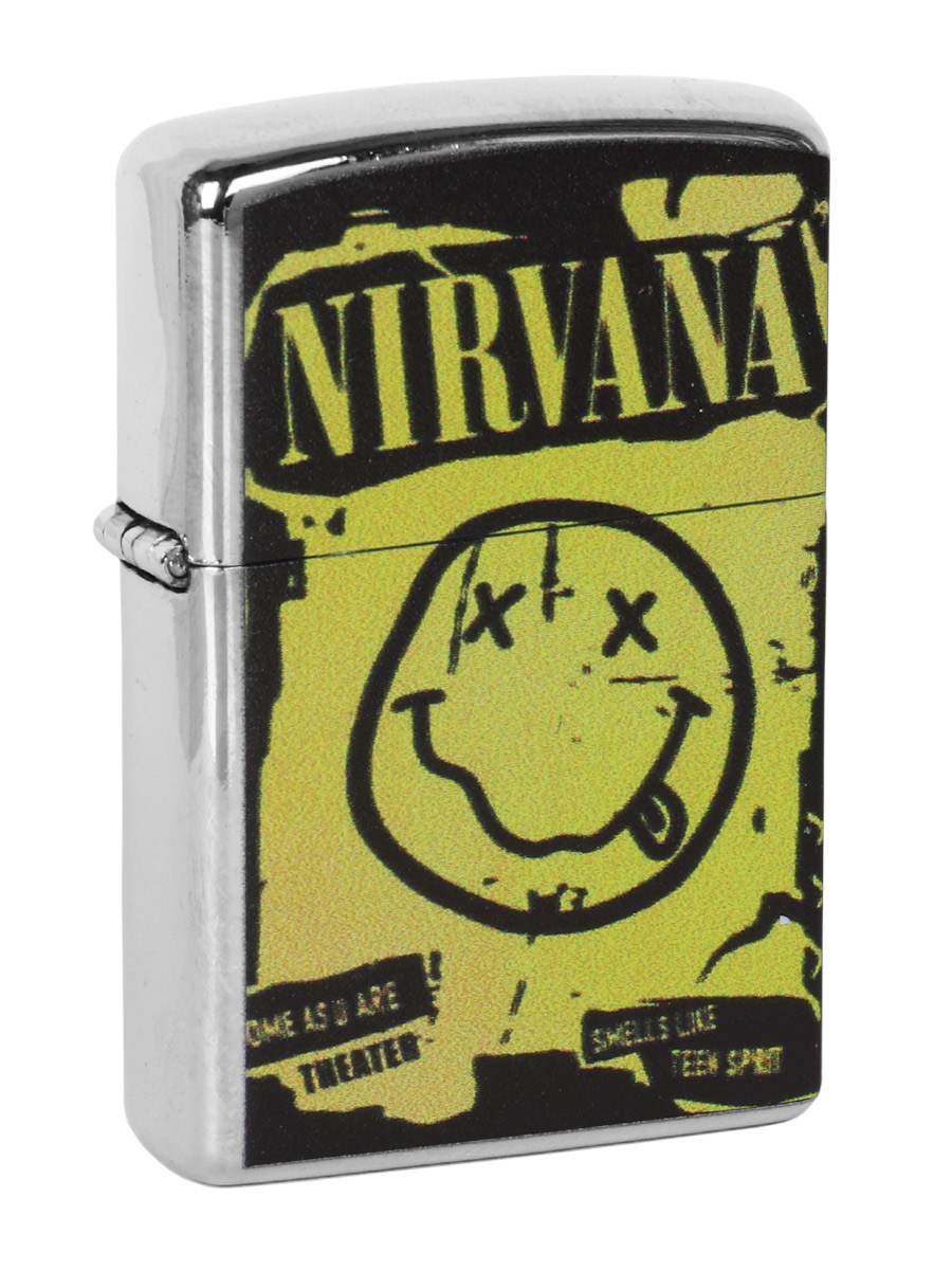 Зажигалка RockMerch с принтом Nirvana - фото 1 - rockbunker.ru