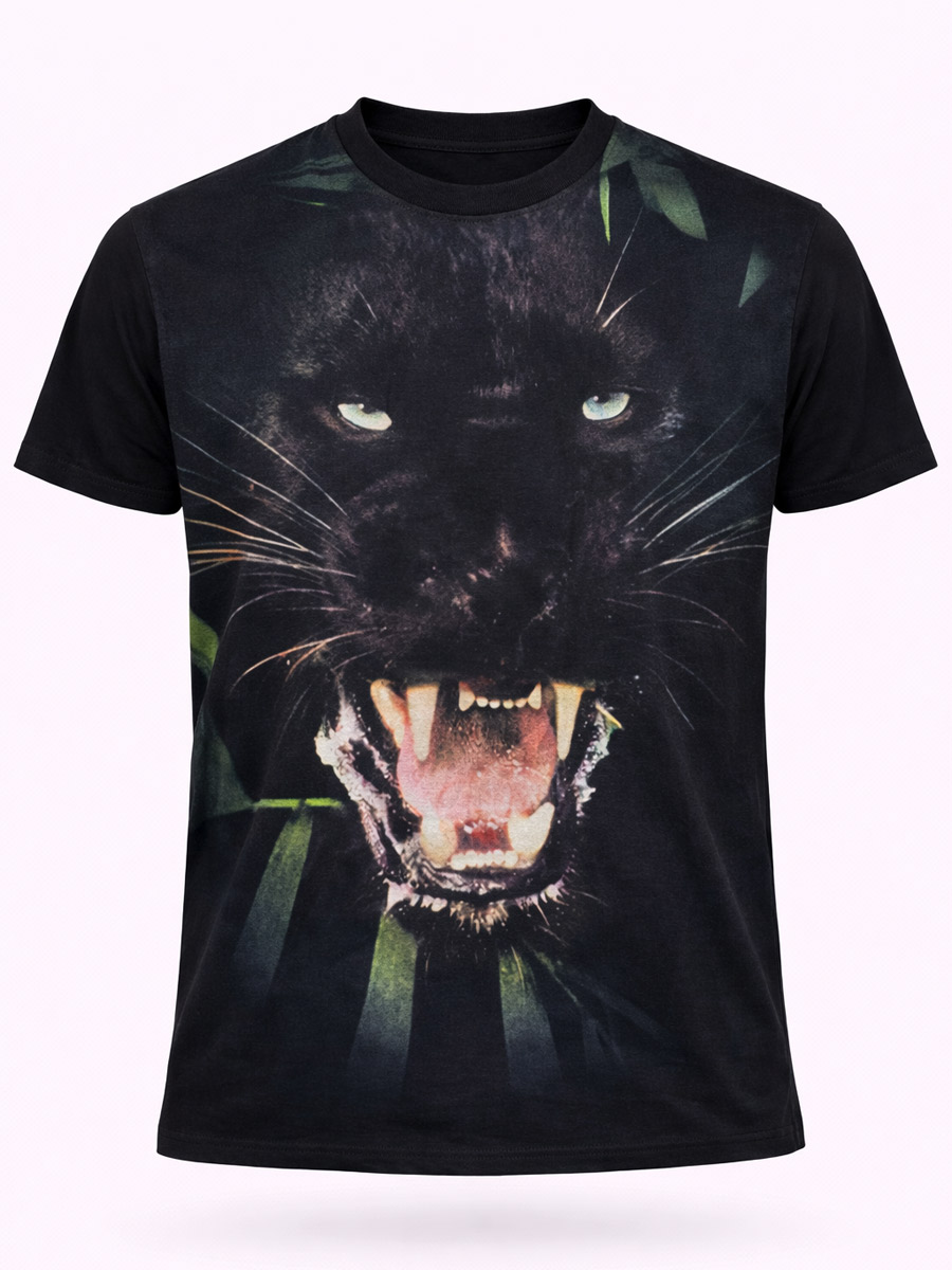 Футболка Xzavier Angry Panther - фото 1 - rockbunker.ru