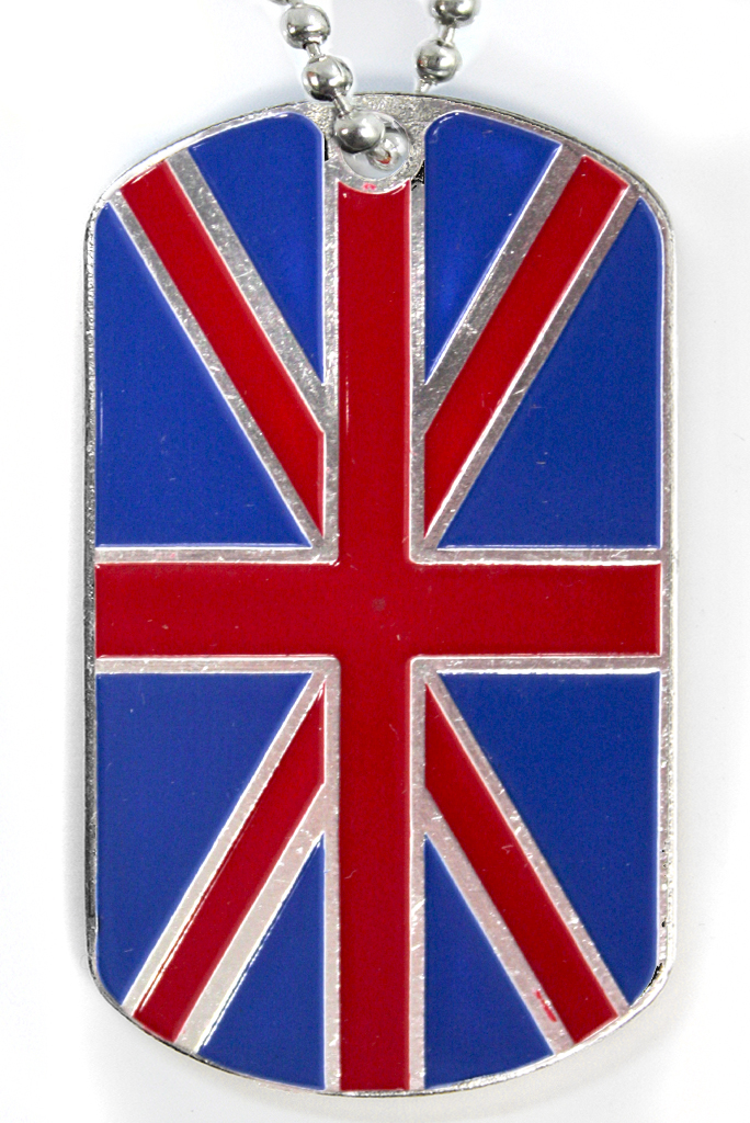 Жетон армейский Флаг Великобритании - фото 1 - rockbunker.ru