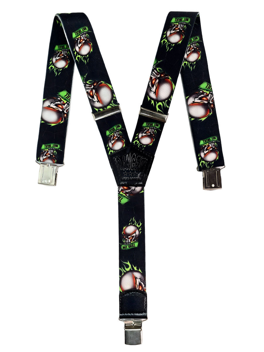 Подтяжки Hot Skull - фото 1 - rockbunker.ru