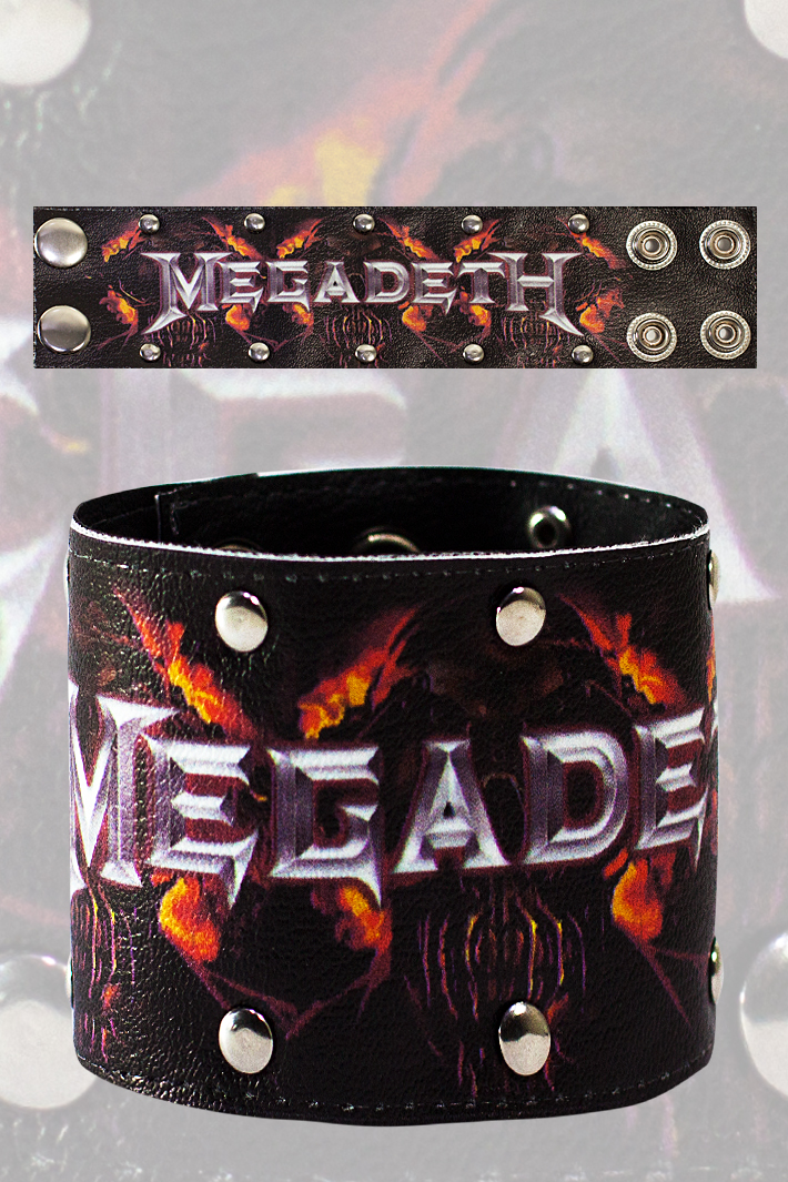 Браслет Megadeth - фото 1 - rockbunker.ru
