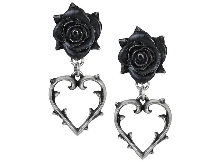 Серьги Alchemy Gothic E365 Wounded Love Earstuds - фото 1 - rockbunker.ru