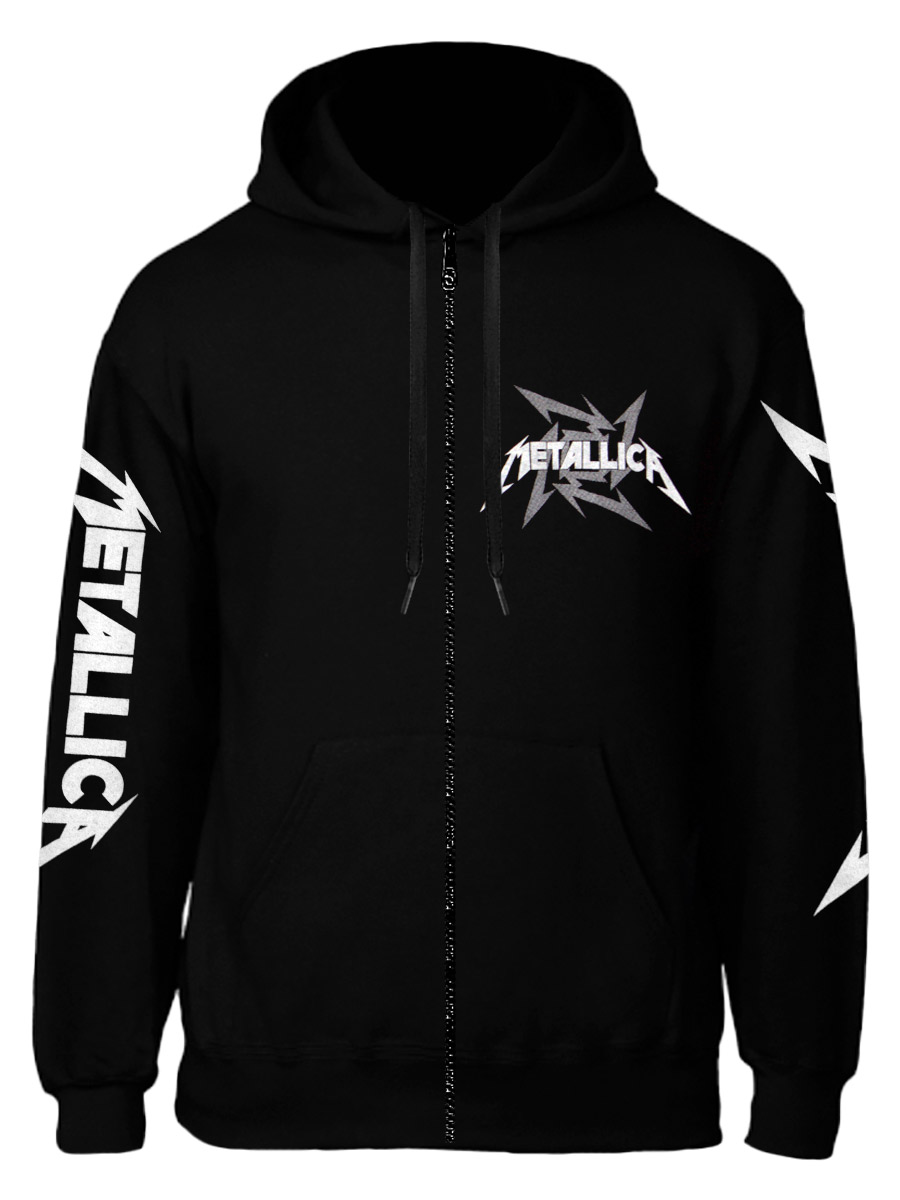 Толстовка RockMerch Metallica - фото 1 - rockbunker.ru