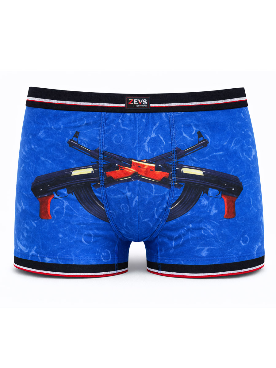 Трусы Автомат Синие - фото 1 - rockbunker.ru