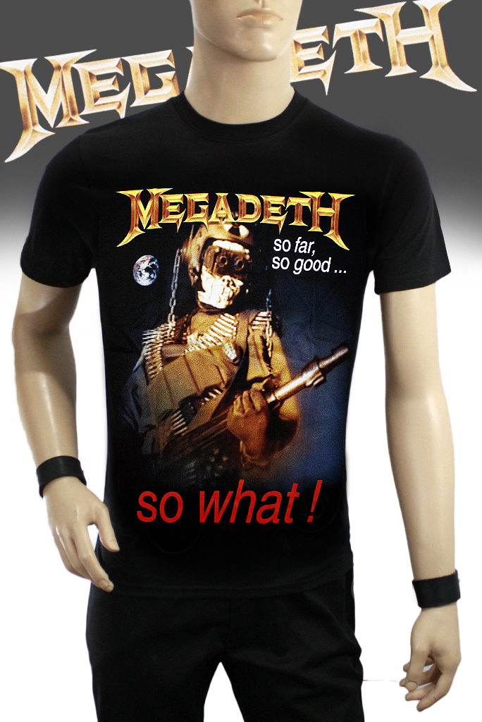 Футболка Hot Rock Megadeth So Far So Good So What! - фото 1 - rockbunker.ru