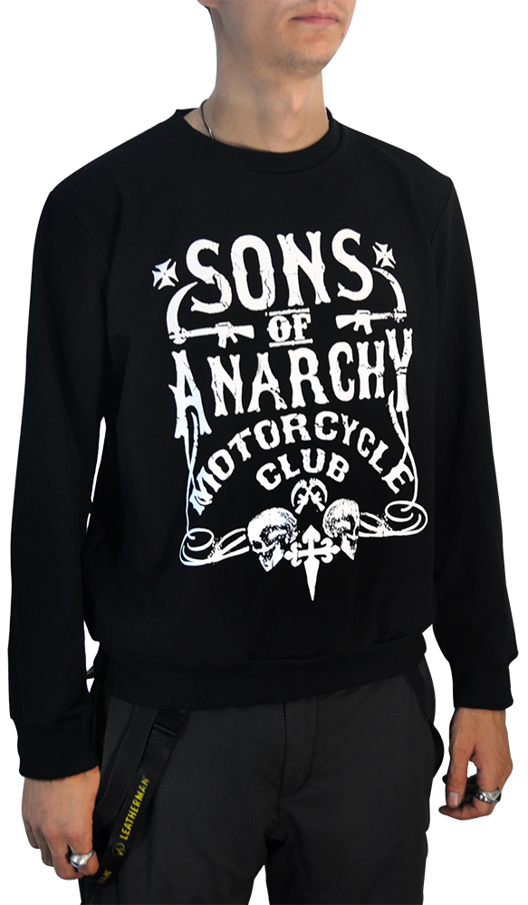 Свитшот RockMerch Sons Of Anarchy мужской - фото 1 - rockbunker.ru