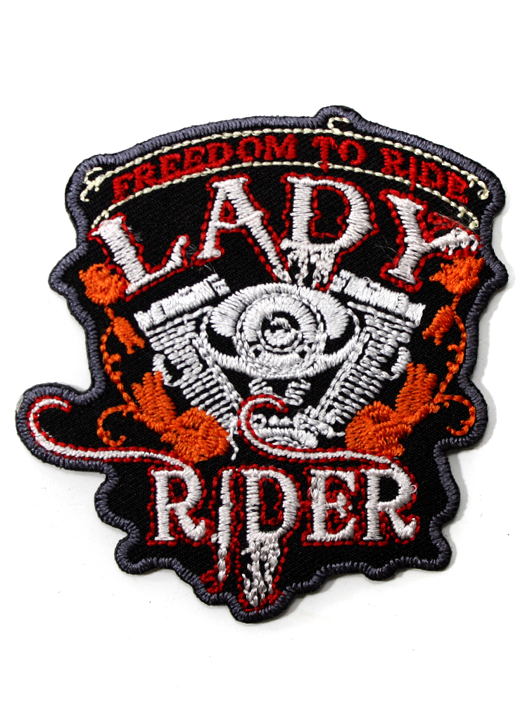 Термонашивка Lady Rider - фото 1 - rockbunker.ru