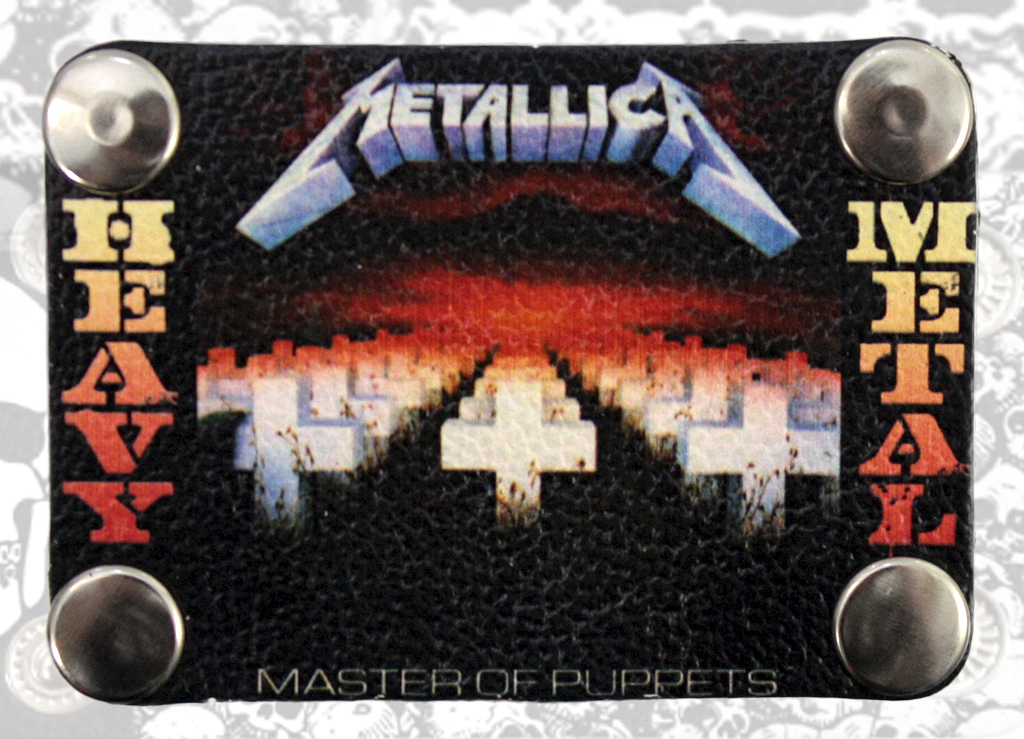 Накладка на браслет RockMerch Metallica Master of Puppets - фото 1 - rockbunker.ru