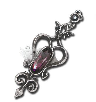 Серьга Alchemy Gothic E232 Midnight Ear Chain - фото 1 - rockbunker.ru