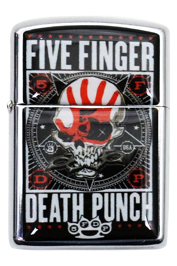 Зажигалка RockMerch Five Finger Death Punch - фото 1 - rockbunker.ru