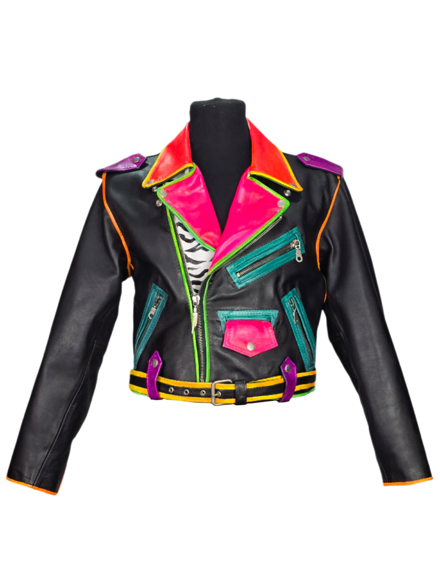 Косуха кастомная кожаная Sunrise - фото 1 - rockbunker.ru