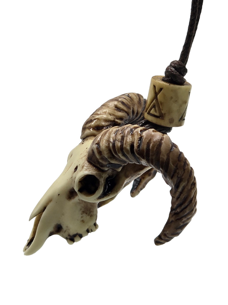 Кулон Череп Барана - фото 2 - rockbunker.ru