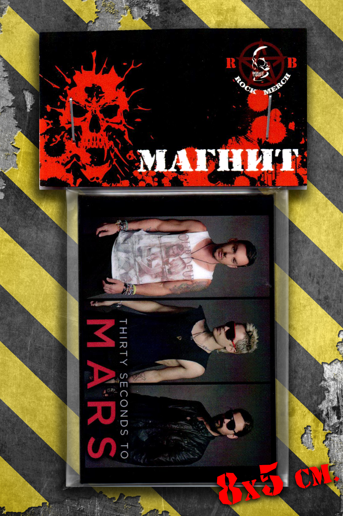 Магнит RockMerch 30 Seconds to Mars - фото 1 - rockbunker.ru