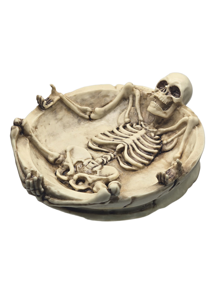Пепельница Скелет - фото 1 - rockbunker.ru