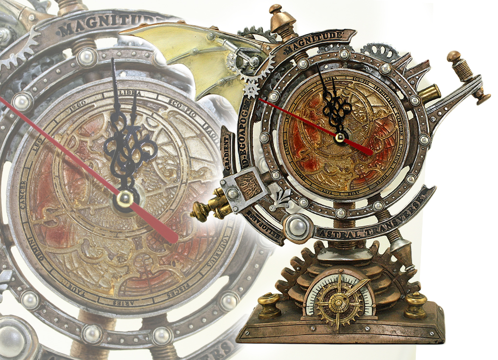 Настольные часы Alchemy Gothic V15 The Stormgrave Chronometer - фото 2 - rockbunker.ru