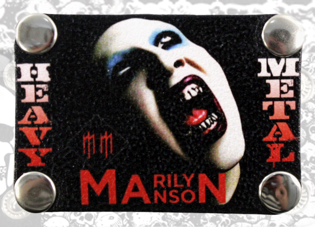 Накладка на браслет RockMerch Marilyn Manson - фото 1 - rockbunker.ru