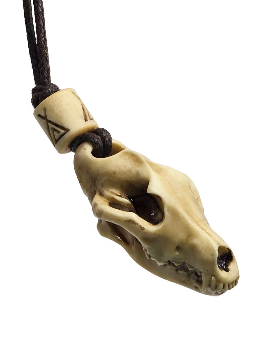 Кулон Череп Волка   - фото 1 - rockbunker.ru