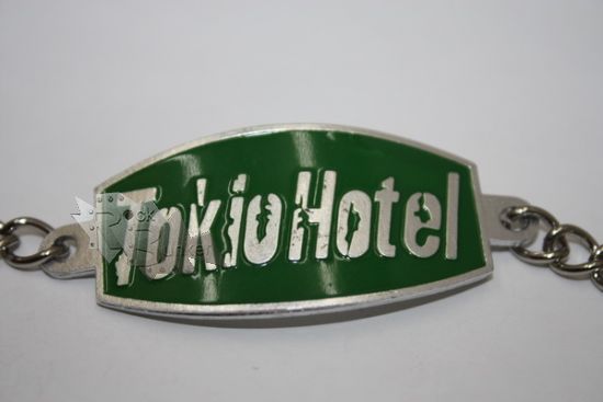 Браслет Tokio Hotel зеленый - фото 4 - rockbunker.ru