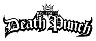 Наклейка-стикер Five Finger Death Punch - фото 1 - rockbunker.ru