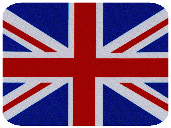 Коврик для мыши Флаг Британии синий - фото 1 - rockbunker.ru
