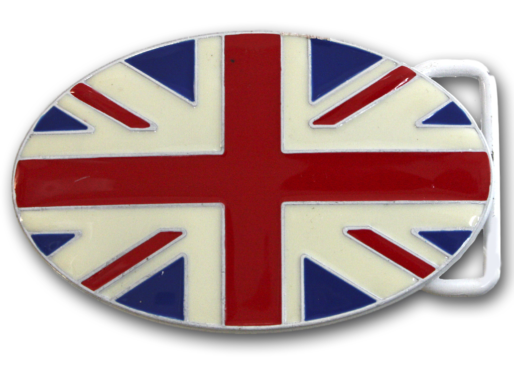 Пряжка Британский флаг - фото 1 - rockbunker.ru