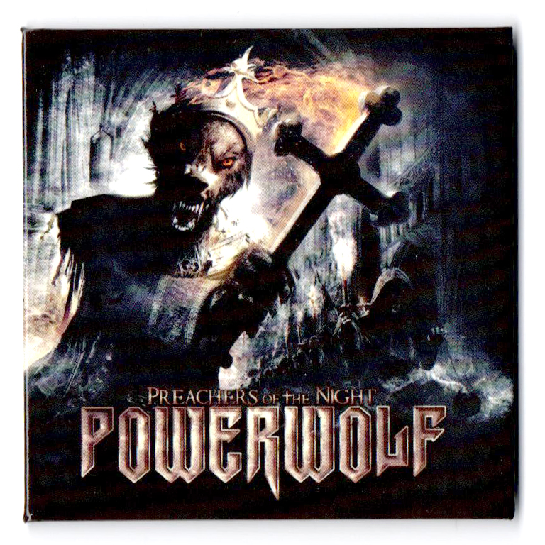 Магнит RockMerch Powerwolf - фото 1 - rockbunker.ru