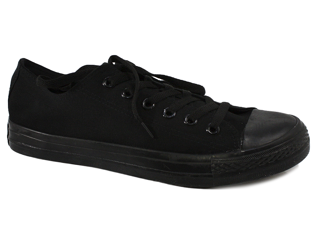 Кеды Converse All Star Black 6 блоков черные - фото 1 - rockbunker.ru