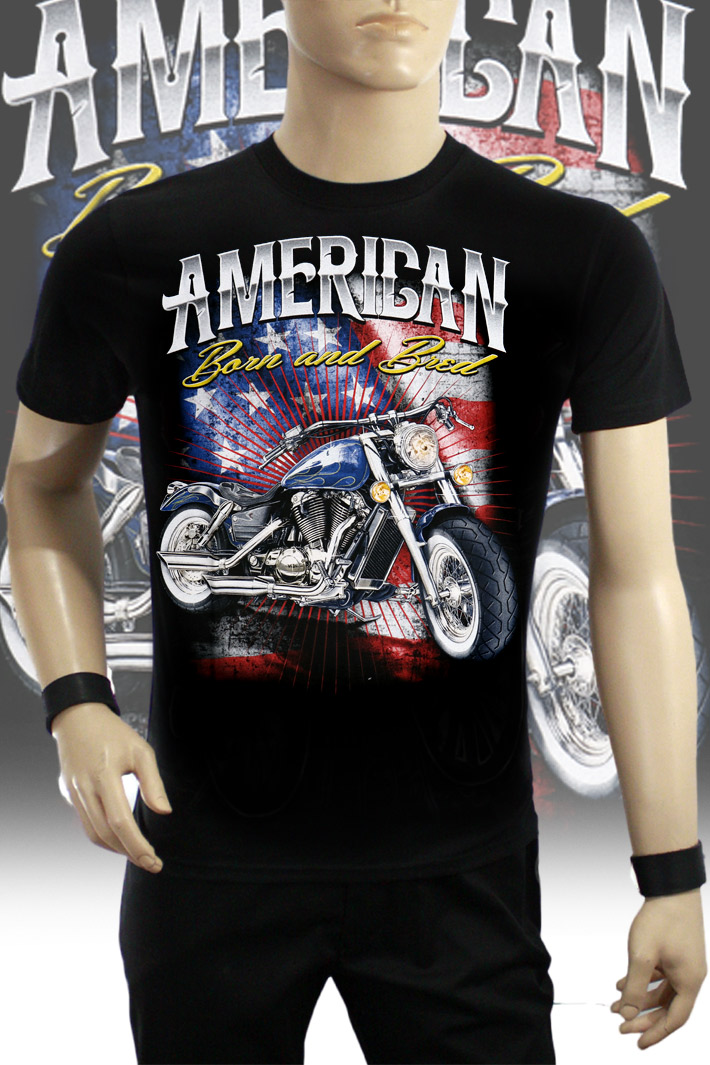 Футболка Rock Eagle American Born And Breed - фото 1 - rockbunker.ru