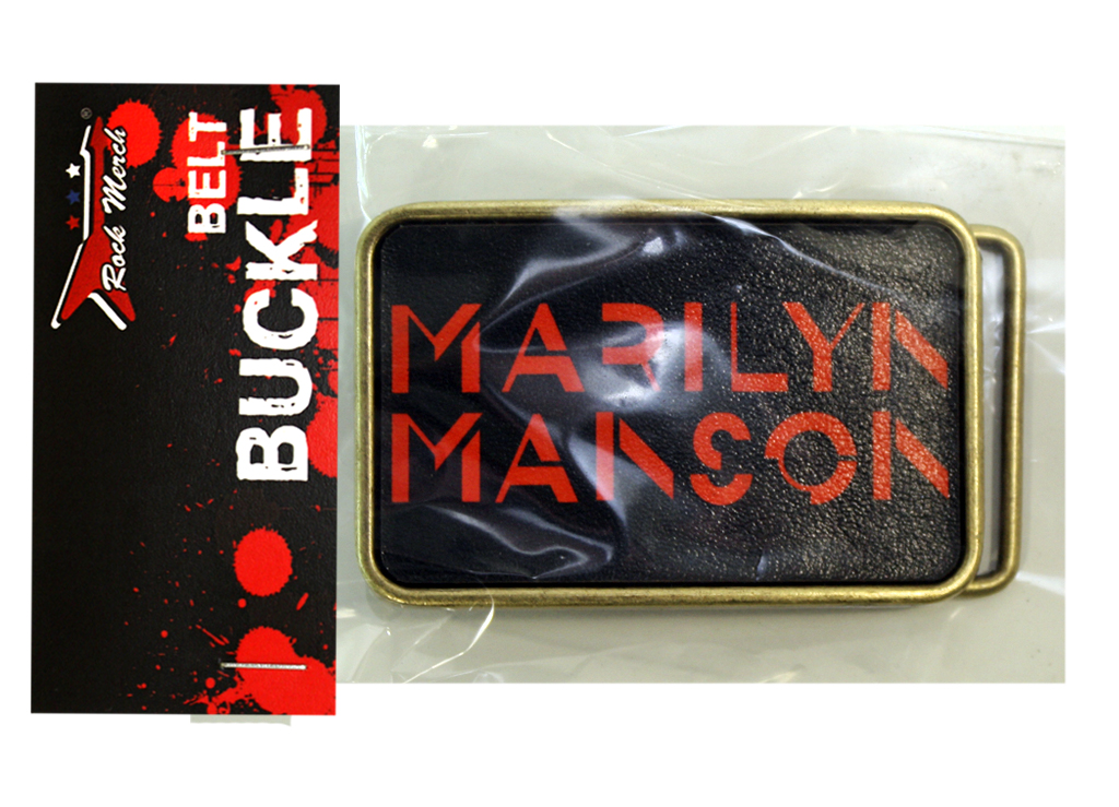 Пряжка RockMerch Marilyn Manson - фото 3 - rockbunker.ru