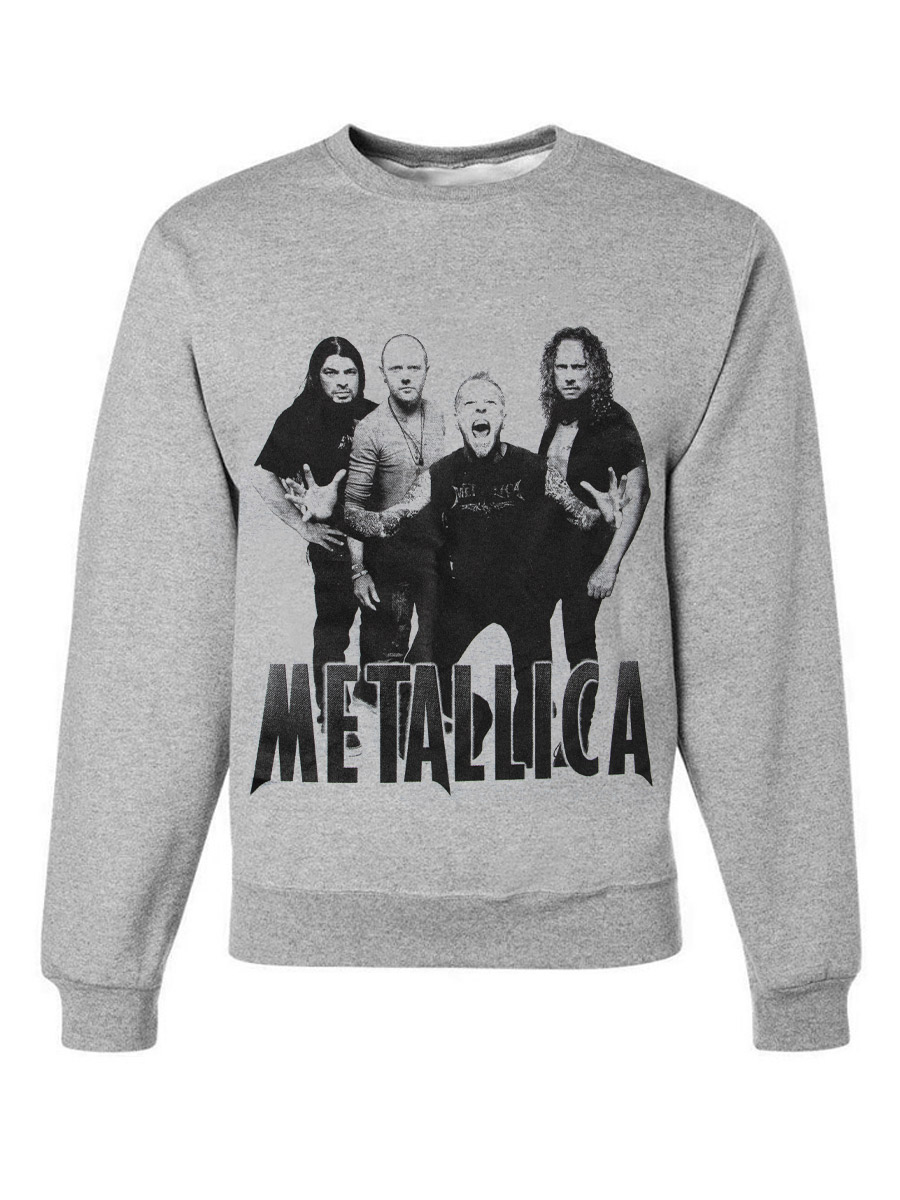 Свитшот RockMerch Metallica женский - фото 1 - rockbunker.ru