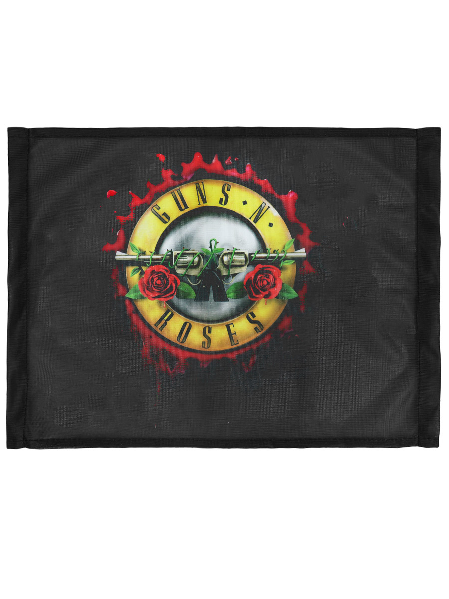Флаг автомобильный Guns n Roses Logo - фото 2 - rockbunker.ru