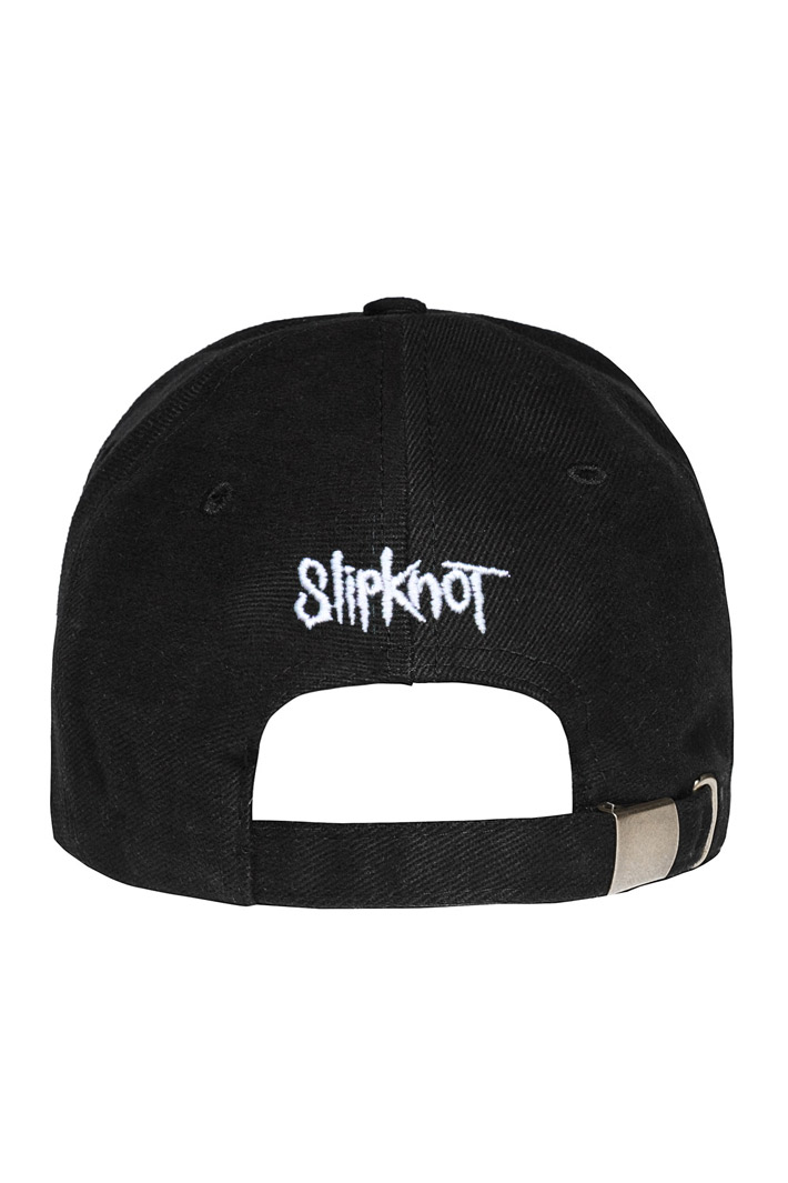 Бейсболка Slipknot с 3D вышивкой белая - фото 3 - rockbunker.ru