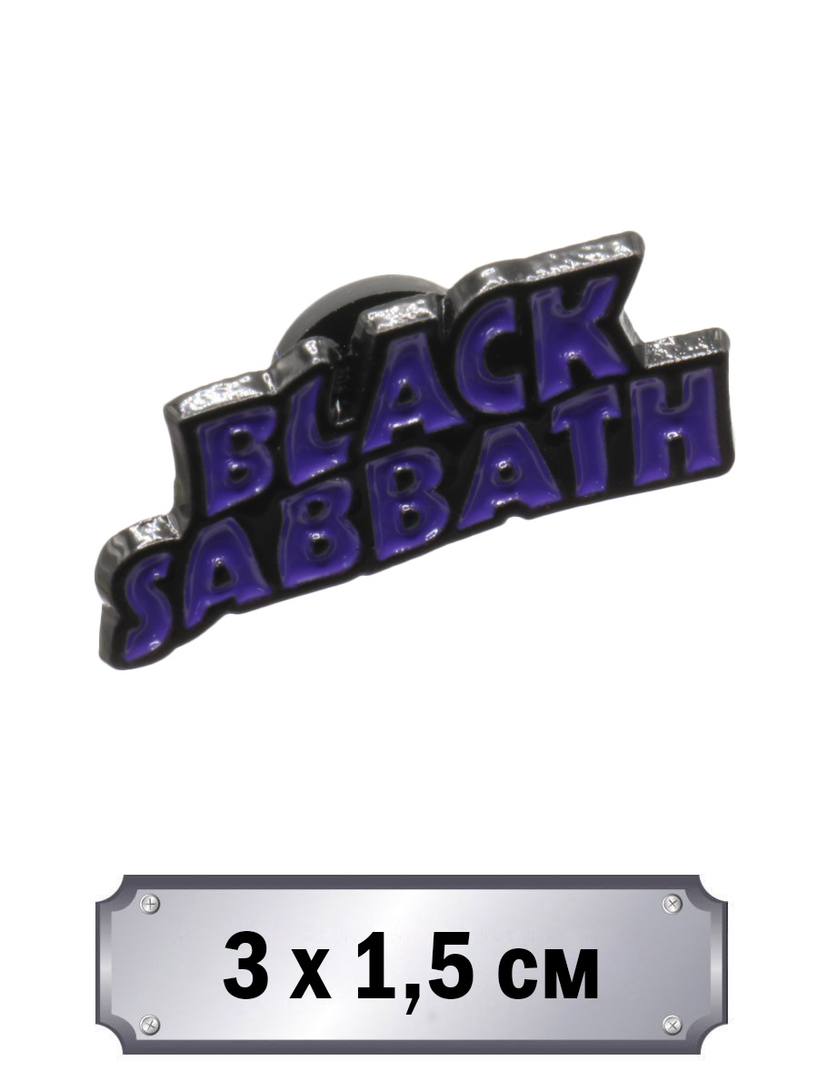 Значок Black Sabbath - фото 1 - rockbunker.ru