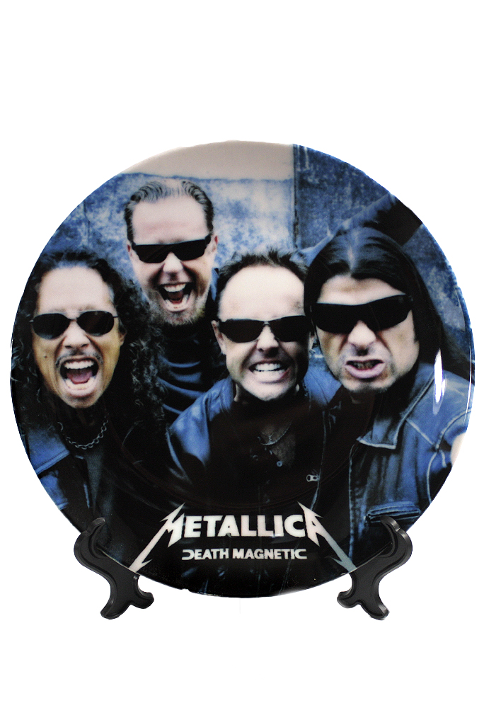 Тарелка Metallica - фото 1 - rockbunker.ru