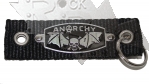 Брелок Anarchy текстильный с металлическим жетоном - фото 1 - rockbunker.ru