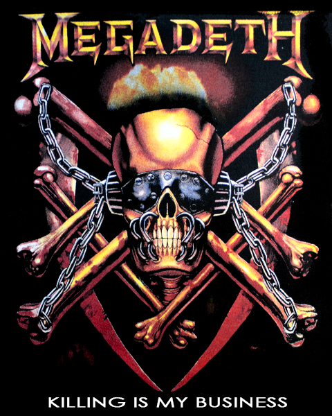 Нашивка Megadeth - фото 1 - rockbunker.ru