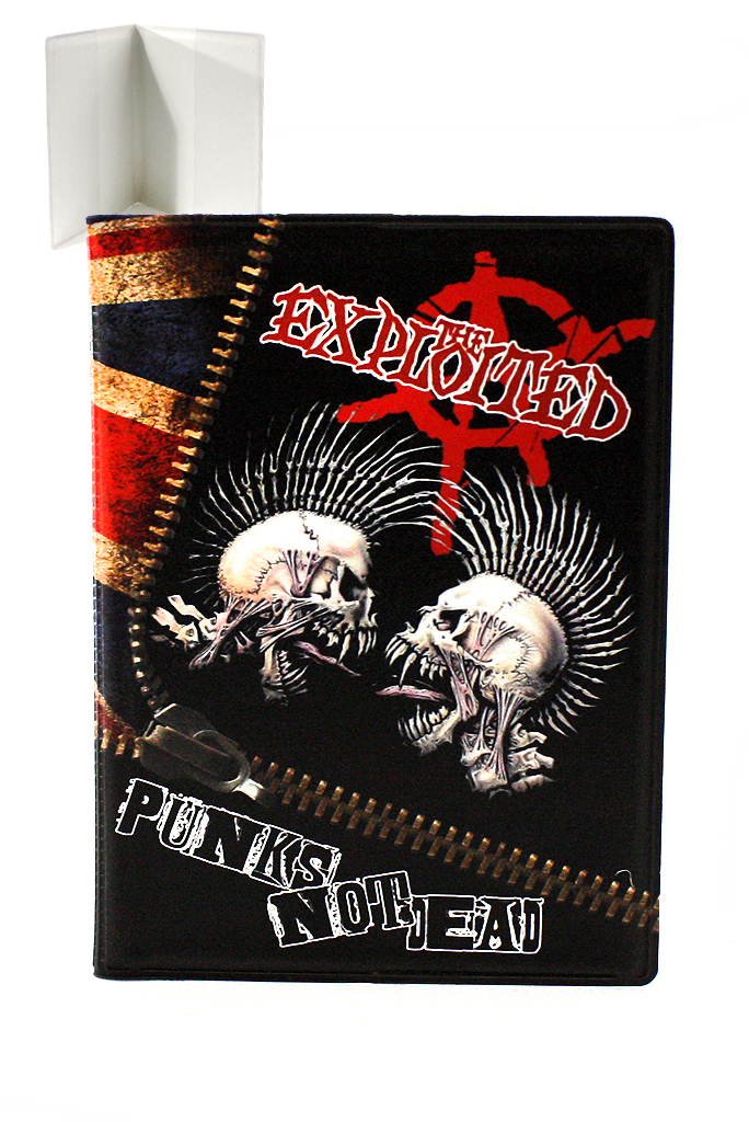 Обложка на паспорт RockMerch The Exploited - фото 1 - rockbunker.ru